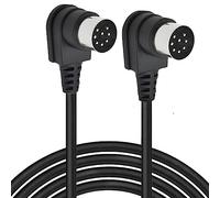 Cable de audio para altavoz macho de 90 grados, 2 cables de extensión DIN de 90 grados DIN de 8 pines para Bang y Olufsen B&O PowerLink BeoLab (5 metros)