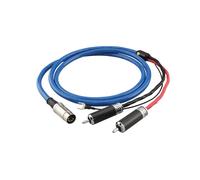 Cable de Audio para Brazo Fonográfico con Blindaje, Conector Macho 5DIN A Conector RCA Tipo Horquilla, Chapado en Plata OFC, para Cable .