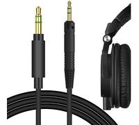 Cable de audio QuickFit compatible con Audio-Technica ATH-M70x ATH-M60x ATH-M50x ATH-M40x M50xrd M50xwh Cable,
