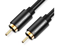 Cable Estéreo Vention VAB-R09-B200/ RCA Macho - RCA Macho/ 2m/ Negro