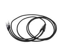 Cable de Audio TRS 3,5mm Chapado en Oro, 2m, Estéreo | Oxygen-free Copper, Trenzado Duradero, Portátil Enredos, para Tablets y Laptops en Casa o Estudio