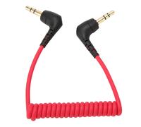 Cable de audio TRS blindado para grabación con cámaras DSLR, compatible con el micrófono externo Rode SC7, cable TRRS compatible con iPhone,