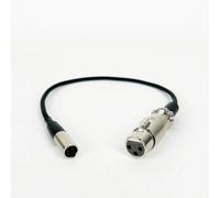 Cable de Audio XLR 3 pines macho a hembra, línea cobre blindado con lámina aluminio for cámaras micrófono(3P XLR F Mini XLR M,8m)