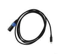 Cable de audio XLR macho para conectar teléfonos inteligentes y portátiles a amplificadores, altavoces, consolas mezcladoras (2 m)