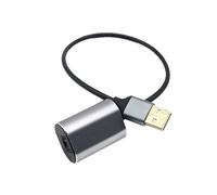 Cable de Audio y Vídeo con Salida de Señal de Audio Digital Estéreo PCM TOSLINK Giratorio Hembra USB-A de Fibra Óptica
