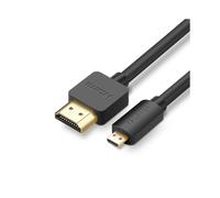 Cable de audio y vídeo microHDMI - HDMI 2.0 de 1 m, color negro