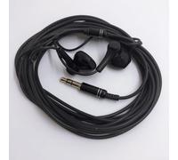 Cable de auriculares con cable de 3 metros con graves claros y diseño ergonómico sobre la oreja para teléfonos móviles y escuchar música (negro)