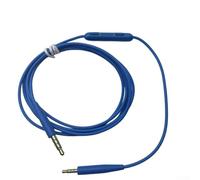 Cable de auriculares con micrófono, repuesto de audio - Compatible con auriculares BOSE QC25/QC35/QC45 NC700/QC35 II Y45 Y50 (azul)
