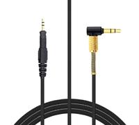 Cable de auriculares de 3,5 mm a 2,5 mm para auriculares M40X/M50X/M60X/M70X, enchufe resistente para diversas necesidades, compatibilidad con equipos principales