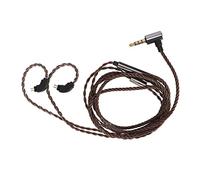 Cable de Auriculares de 3,5 Mm, Cable de Reemplazo de Auriculares de Interfaz de Conector de 2 Pines de 0,78 Mm, con Cable de Extensión de Auriculares de Micrófono, para Auriculares de Interfaz de 2 P