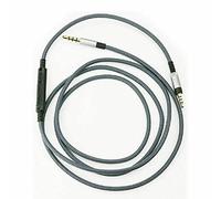 Cable de auriculares macho de 3,5 mm a 2,5 mm con control de volumen de micrófono, cable auxiliar Momentum, accesorios para reparación de auriculares Sennheiser