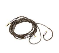Cable de auriculares para Sennheiser IE300 IE600 IE900 SE215 SE846 UE900 TK200, cable de audio de enchufe de 3,5 mm, cable de auriculares de cobre chapado en plata mejorado, 4 pies
