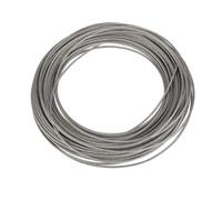 Cable de avión de cuerda de alambre de acero inoxidable 304, 20m, 2,5mm, alambre de acero duro para aparejos de elevación de pesca, marino, 2mm, 3mm opcional (2mm)