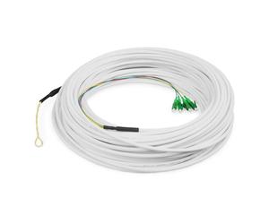 Cable de bajada FTTH Digitus monomodo 4 fibras LC/APC 50 m