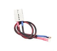 Cable de batería, Cable de alimentación de silicona de cobre de alta pureza 120A, Cable de derivación de vehículo eléctrico de alta corriente (500 mm)