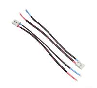 Cable de batería de bicicleta eléctrica de 50 a 8 AWG con terminales de junta tórica para motocicleta eléctrica, cable de gel de sílice, longitud de 500 mm, rojo y negro (1000 mm)