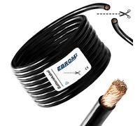 Cable de batería, del núcleo, negro H07V-K, 16 mm², 25 mm², 35 mm² o 50 mm², para el coche, 100% cobre OFC, corte según las necesidades del cliente