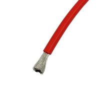 Cable de batería litio rojo, cable cobre estañado silicona suave, 28, 26, 24, 22, 20, 18, 16, 14, 12, 10, 8, 6 AWG, encendido automóvil(10 AWG,5m)