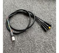 Cable de bicicleta eléctrica 1T4 para unidades de motor de par Bafang M400 G330 G510 M620 con UART integrado y soporte de protocolo CAN (1T4-UART)
