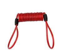 Cable de bloqueo de disco, cable de bloqueo de disco, antirrobo Bueno, elástico, ajustable, rojo, escuelas, restaurantes, hogar para garajes, hoteles
