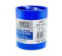 Cable de bloqueo, T302/304 inoxidable, NASM20995, MS20995C, ASTM A580 Cond A, AMS5697.028 pulgadas (0.71 mm), 1 lb (0.45 kg) dispensador puede, aprox. 474 pies (144 m)