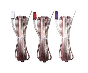 Cable de bocina 3x 3m Meter Speaker Cable Sound Wire Cord Red Gray Compatible With Sony Home Audio Theater System