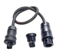 Cable de CA para sistema fotovoltaico con interfaz Betteri BC01 en el extremo y Wieland en el otro extremo, revestimiento de elastómero H07RNF, resistente al aceite y ignífugo (1,5 metros)