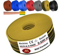 Cable de cable de 5-100 m H07V-K 6 hilos de cable único flexible