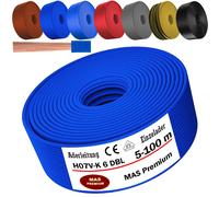 Cable de cable de 5-100 m H07V-K 6 hilos de cable único flexible