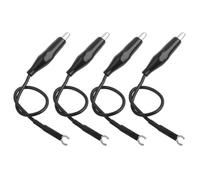 Cable de cable de plomo de la sonda del osciloscopio de 4pcs con clip, accesorios de sonda de osciloscopio, reemplaza el plomo de tierra dañado o viejo