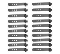 Cable de cable reutilizable: soporte de nylon, Zip Binder | de sujetador de alambre multipropósito para equipos de red de configuración de computadora, cinturones de administración flexibles p