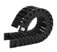 Cable de cadena de arrastre silenciosa industrial flexible de nylon para máquinas CNC brazos robóticos (S40*38 Longitud 1m)