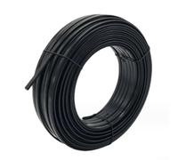 Cable de calefacción autocontrolado anticongelante para tuberías de drenaje, cinturón de calefacción de fusión de nieve, 17 W/m, con aislamiento de polietileno, impermeable y resistente al voltaje
