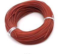 Cable de calefacción, Cable calefactor de fibra de carbono for bricolaje, caucho de silicona, 1K, 2K, 3K, 6K, Multicolor, 1-100m(6k 61 Ohm,30m)