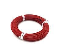 Cable de calefacción, Cable calefactor de fibra de carbono PTFE for calefacción por suelo radiante, 12k, 33 ohmios por metro, varios tamaños, color rojo(10m)