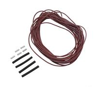 Cable de calefacción de fibra de carbono para calefacción de suelo interior, 12 K, 33 Ω/M, 25 W/M, 5 V-220 V, 15 m/30 m de longitud, aislamiento de goma de silicona (15 m)