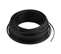 Cable de calefacción de techo de 220 V con temperatura de autocontrol para protección anticongelante en tuberías, canalones y techos (50 m)