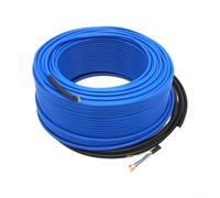Cable de calefacción por suelo radiante para renovaciones, calentador de suelo autorregulable para madera de vinilo, kit de fácil instalación, 15 x 15 cm (20 m, 400 W)