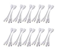 Cable de cámara IP PoE RJ45, Adaptador de combinador de Divisor PoE de 10 Pares Ethernet