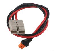 Cable de cambio rápido SB50 a XT60I-F, 10 AWG 50 A, cobre estañado, ignífugo, PC, para baterías RC y sistemas solares (1 metro)