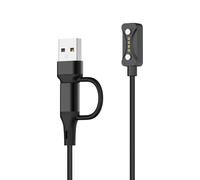 Cable de Carga 2 en 1 Compatible con Polar Vantage M3/Polar Vantage V3 | Polar Pacer Pro/Polar Pacer/Polar Ignite 3/Polar Grit X2 Pro/Polar Street X,cable USB-C+adaptador USB-A incluidos,magnético