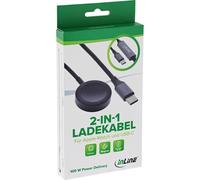 Cable de carga 2 en 1 InLine para Apple Watch y USB-C con 100W