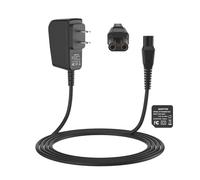 cable de carga Cargador Adaptador De Corriente For Afeitadora De 8 V, Compatible Con Afeitadoras Philips QP2630, QP2530, HQ850 Y Otros Modelos De Recortadora. Cable De Alimentación Esencial.