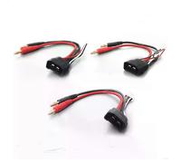 Cable de carga compatible con conector de balas de batería Lipo Traxxas TRX ID macho 4S/3S/2S