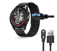 Cable de Carga Compatible con KSIX Horizon Smartwatch 1,43 Pulgadas, Estación de Cargador para KSIX SmartWatch Horizon (Negro)