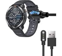 Cable de Carga Compatible con Mibro Smartwatch, Estación de Cargador para Mibro GS Pro2/Active2/Lite3 Pro/Watch GT/GS Explorer 46mm/A3 (Negro)
