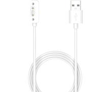 Cable de Carga Compatible con TCL MOVETIME MT48 - 4G-Smartwatch, Cable Cargador, estación de Carga para TCL MOVETIME MT48 Smartwatch (Blanco)