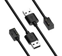 Cable de carga compatible para ASUS VivoWatch Aero 5 Cable de carga, cable portátil USB cable de repuesto para cable de carga ASUS VivoWatch Aero 5 (HC-C05) accesorios para smartwatch (negro+negro)