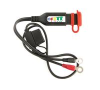 Cable de carga con comprobador de batería Optimate O-124 - Para plomo - ácido - gel