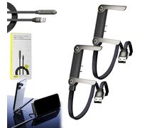 Cable De Carga con Soporte Invisible, 2-in-1 Stand Charging Cable, 240w Braided Fast Charge Cables with Built-In Phone Stand, Type-C Charging Cable with Adjustab (2, Tipo C)